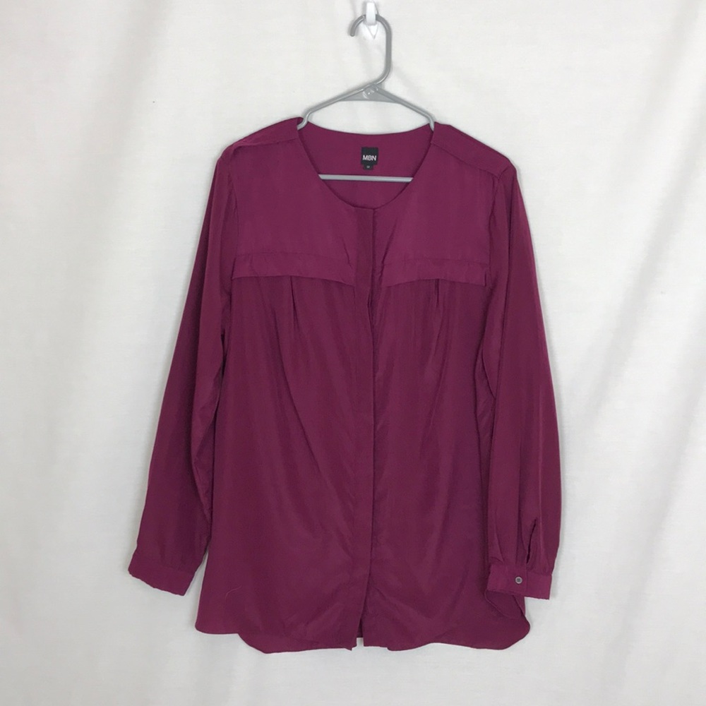 3/30 MBN maroon blouse